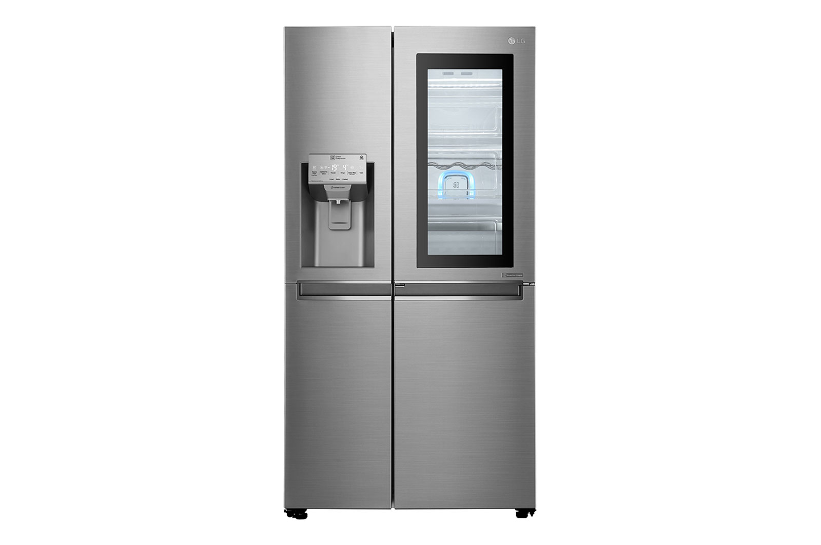 LG GSI960PZAZ side-by-side køle-fryseskab Fritstående 625 L F Rustfrit stål